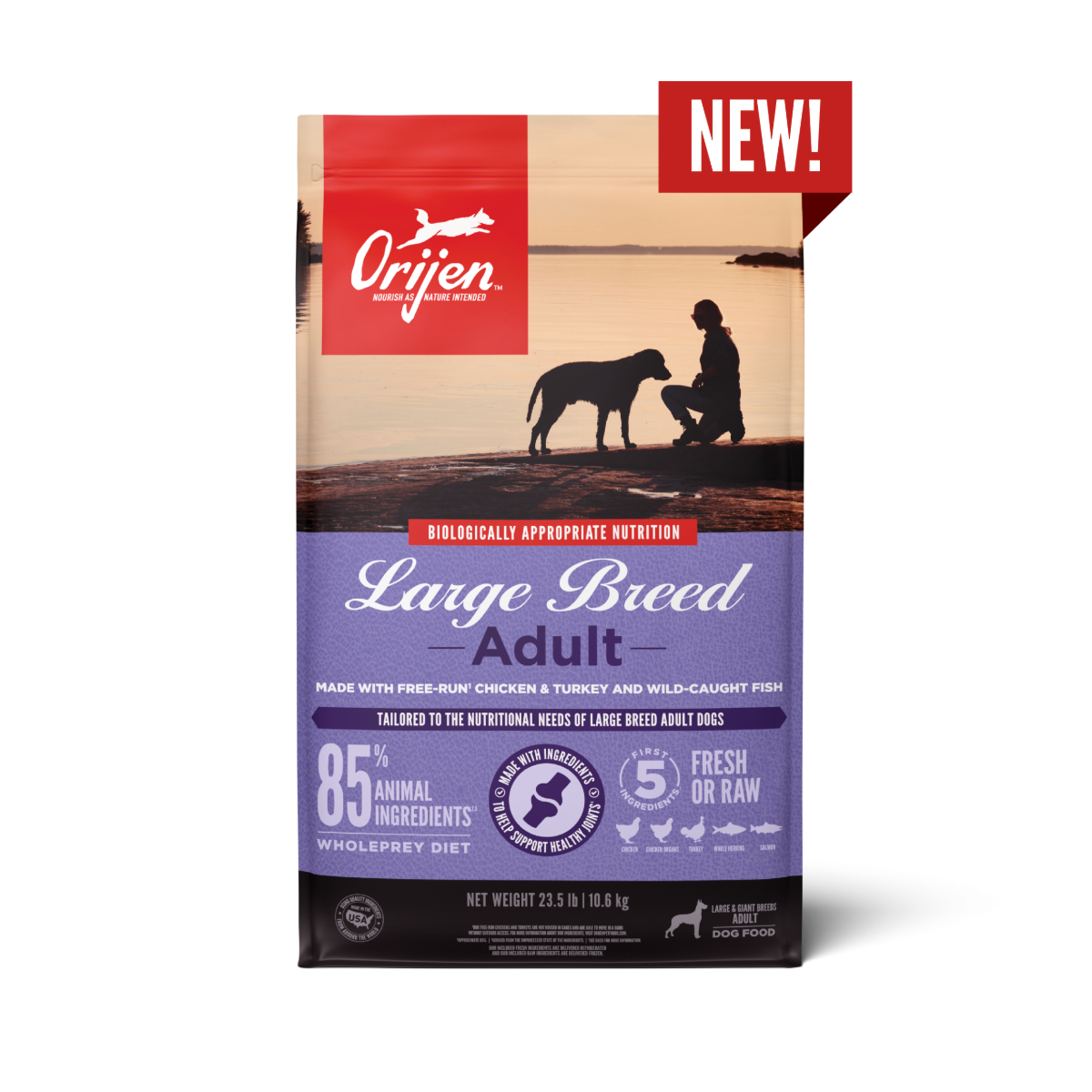 Large Breed Adult Dry Dog Food ORIJEN